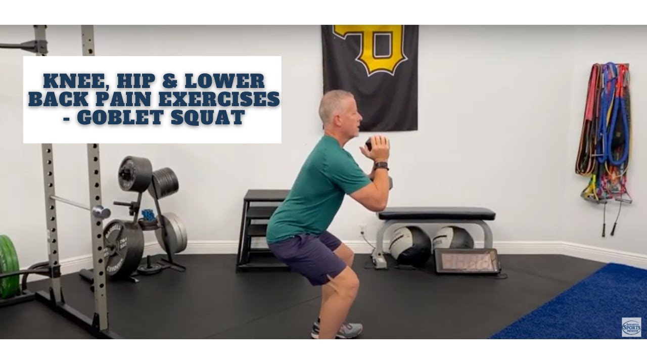 Best Hip, Knee & Ankle Stability Exercises - Goblet Squats - YouTube