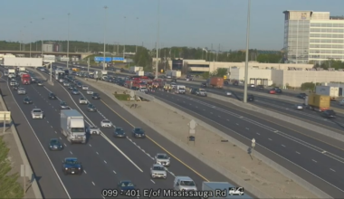 Hwy. 401 EB express lanes reopen in Mississauga
