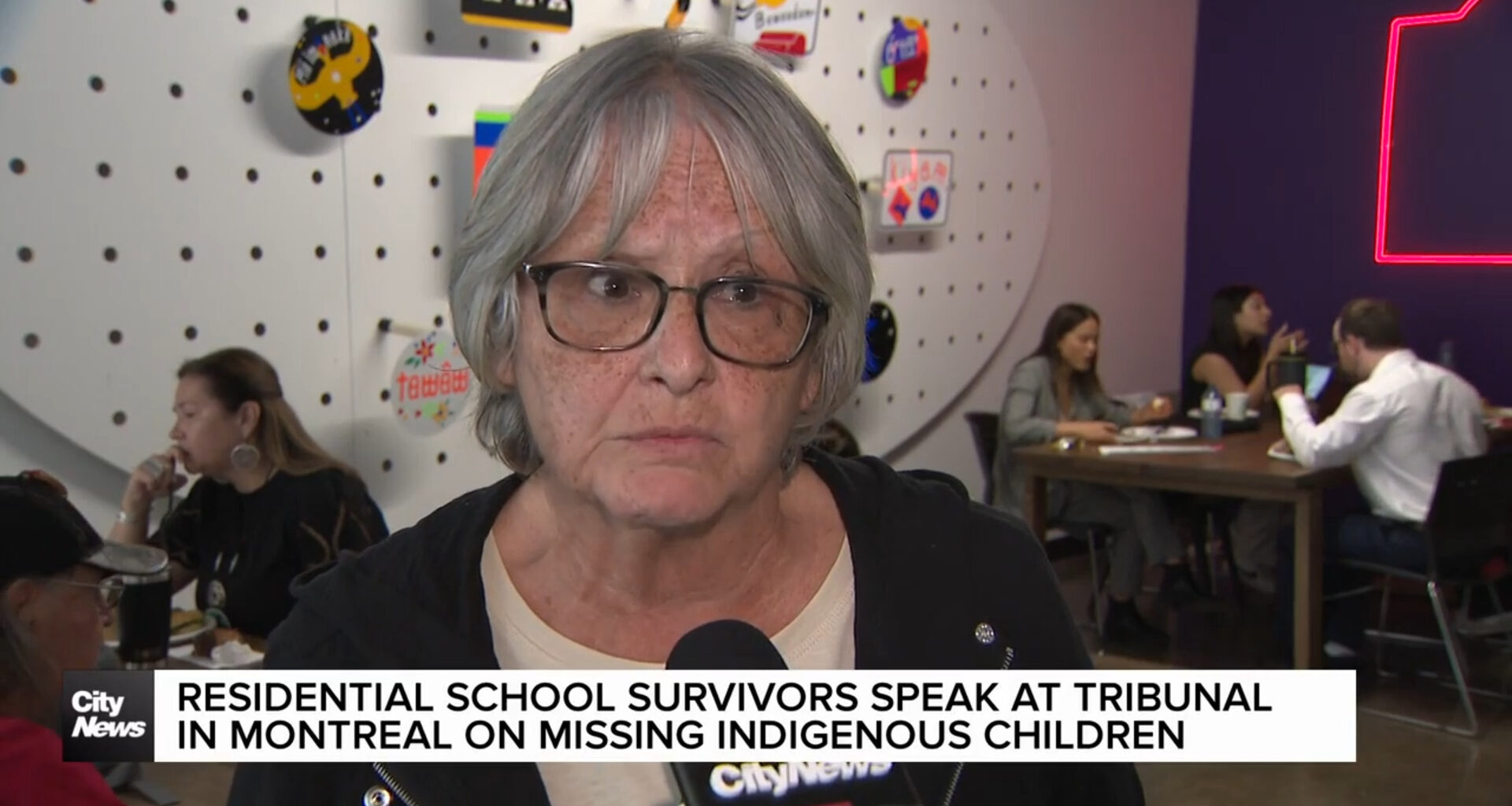 Residential school survivors speak at tribunal in Montreal