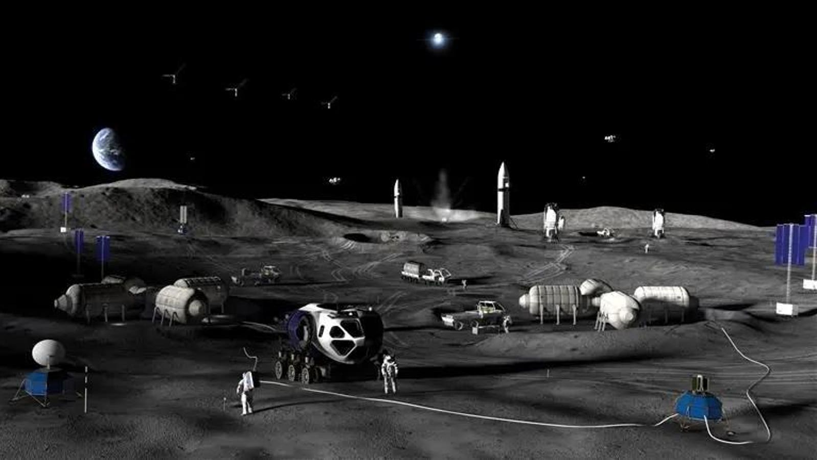 NASA Picks Bezos’s Blue Origin Over SpaceX For Key Moon Base Mission