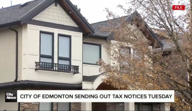 City of Edmonton sending out tax notices Tuesday