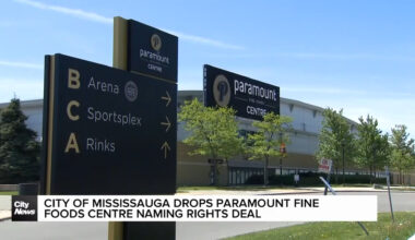 City of Mississauga dropping Paramount Fine Foods Centre name