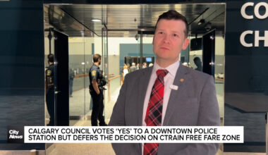Calgary council votes 'yes' to a downtown police station but defers Free Fare Zone
