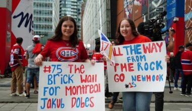 Fans converge on Bell Centre to watch Habs vs. Hurricanes in Game 4