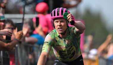 Valgren won stage 17 of the Giro d'Italia