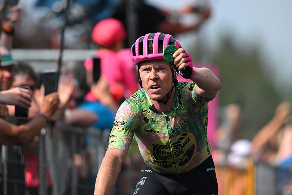 Valgren won stage 17 of the Giro d'Italia