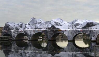 JR wraps Paris’ Pont Neuf in inflatable fabric skin in tribute to Christo and Jeanne-Claude | News