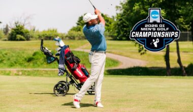 Men's Golf -Team Photo Following NCAA Corvallis Regional Round 3