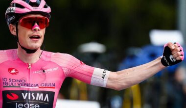 Vingegaard thinks he's hit best ever form at the Giro d'Italia
