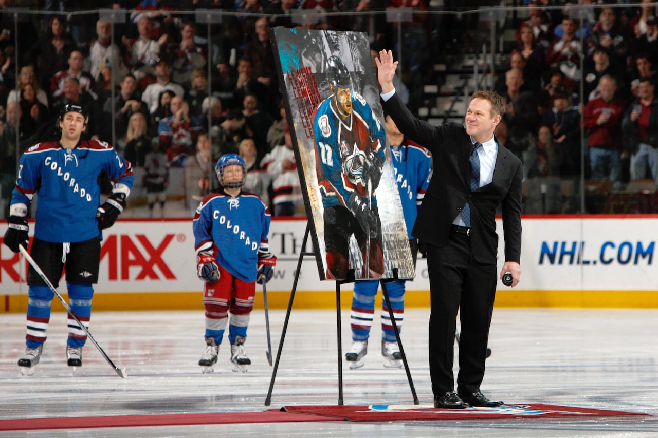 lemieux on the ice being honoured