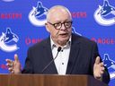 Jim Rutherford says he's disappointed with what happened in Vancouver because 'I really like it here.'