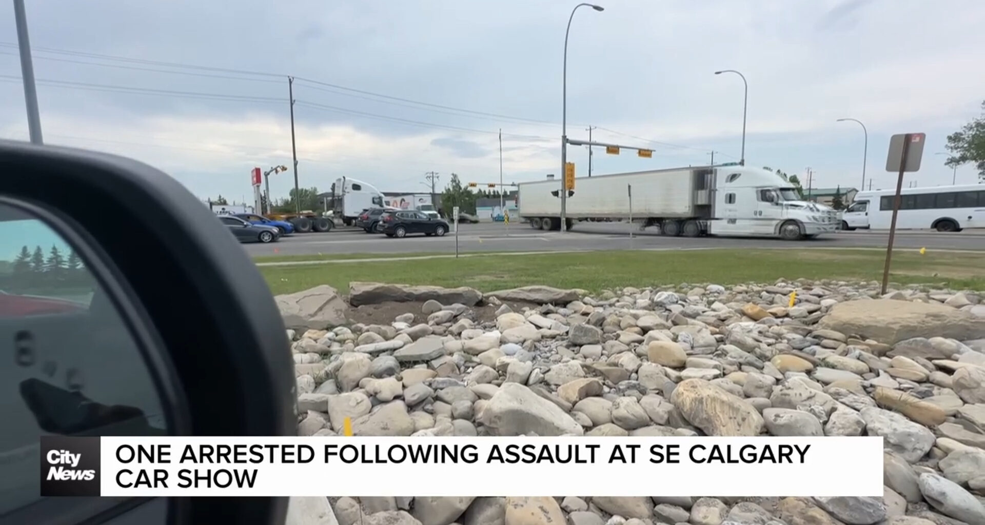 One arrested following assault at SE Calgary car show