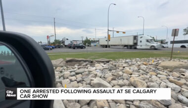One arrested following assault at SE Calgary car show