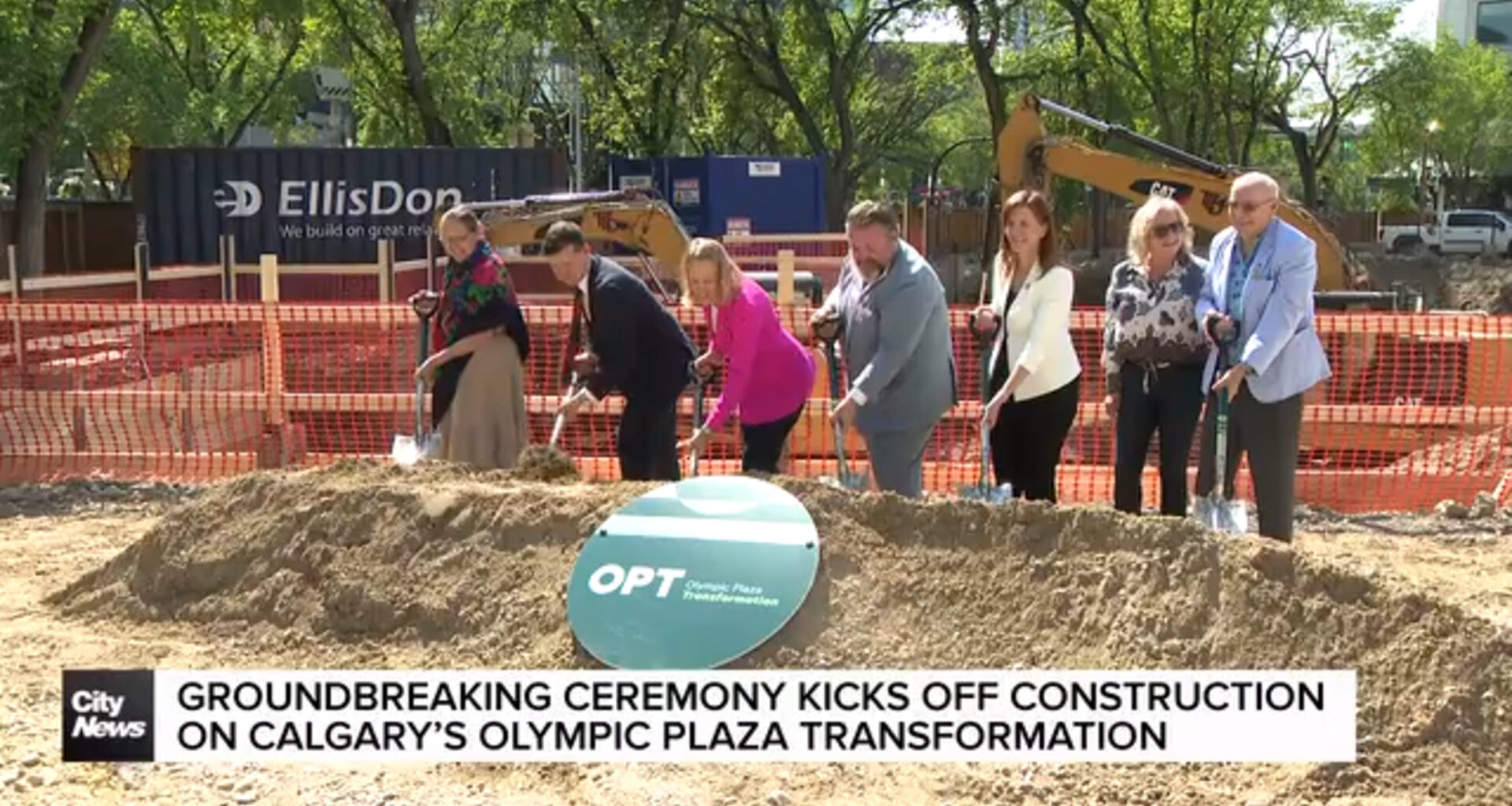 Groundbreaking ceremony kicks off construction on Calgary’s Olympic Plaza Transformation