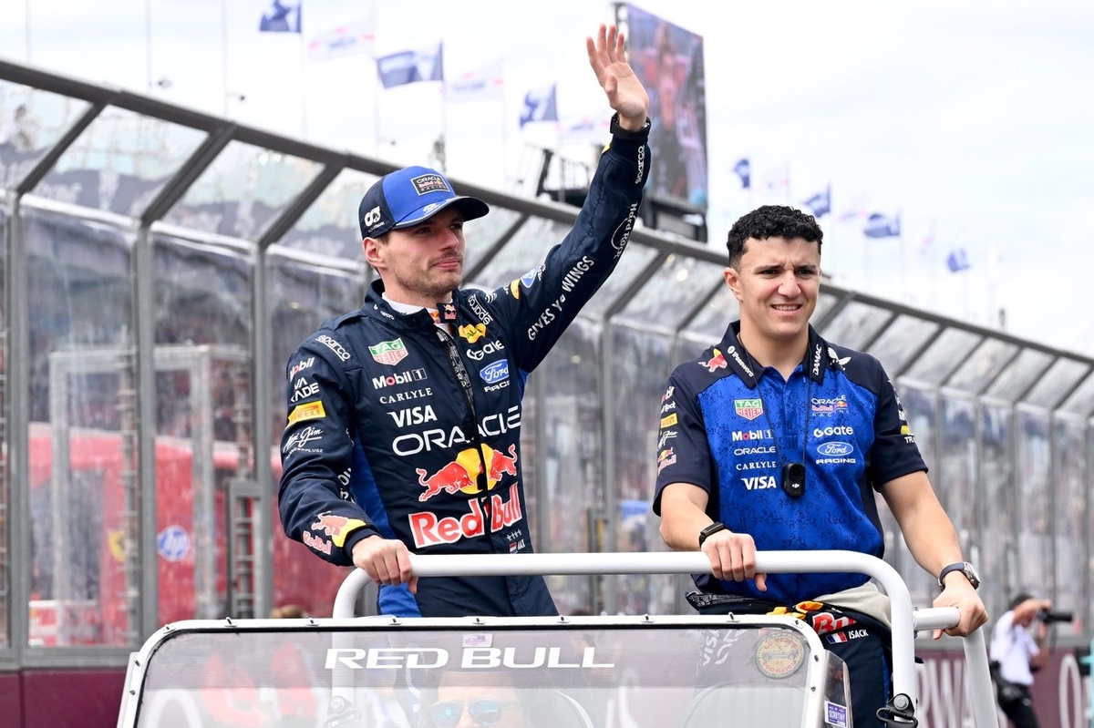 Max Verstappen and Isack Hadjar take on NASCAR challenge with Connor Zilisch