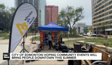 City of Edmonton hoping community events will bring people downtown this summer