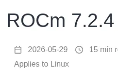 ROCm 7.2.4