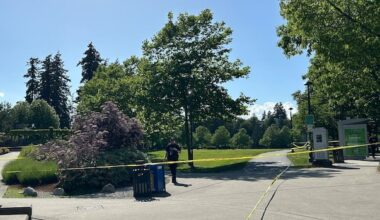 Suspect in fatal stabbing shot dead by Surrey police near Holland Park