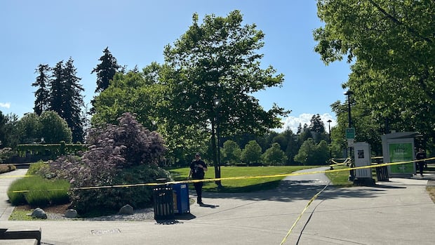 Suspect in fatal stabbing shot dead by Surrey police near Holland Park