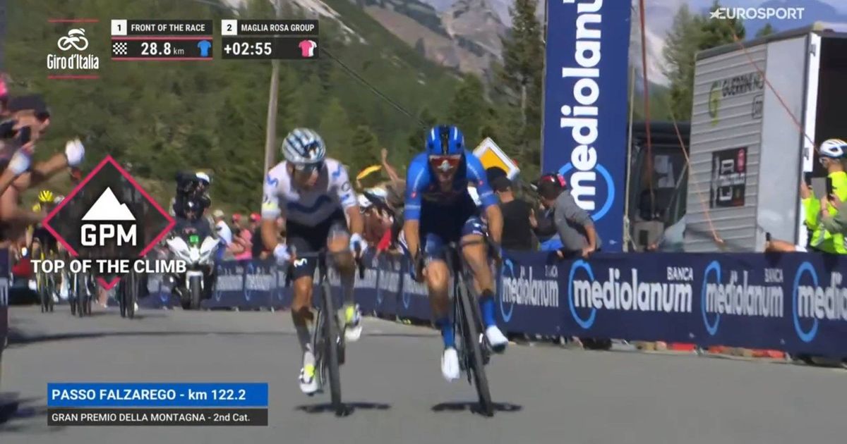 Rubio and Ciccone fued bubbles over after Giro stage 19