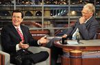 In this May 3, 2012 photo provided by CBS, Stephen Colbert, host of the 