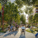 Ookwemin Minising waterfront public space project in Toronto, 2026. Image courtesy of SLA. Image © Norm Li SLA Designs Public Spaces and Streetscapes for Toronto's New Island Community in the Port Lands - Image 4 of 11