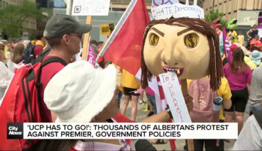 ‘UCP has got to go,’ protesters chant across Alberta