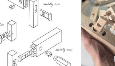 Industrial Designer Develops Unusual Wooden Connectors for Flatpack Furniture (Part 2)