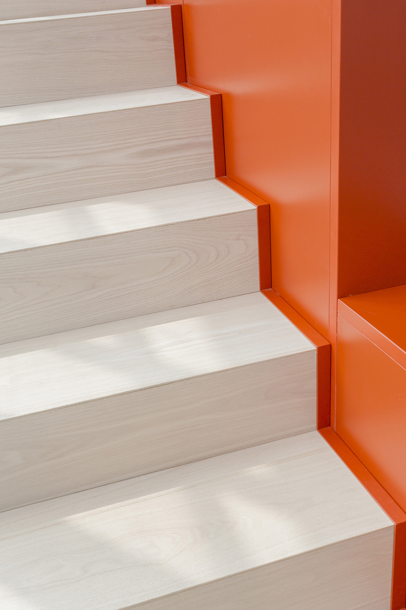 pop colors animate geometric interiors within renovated 1960s apartment in italy - 6