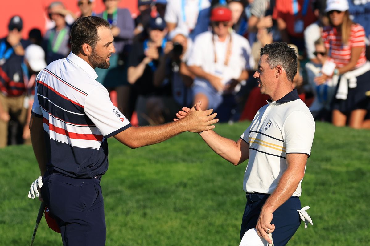 Rory McIlroy and Scottie Scheffler