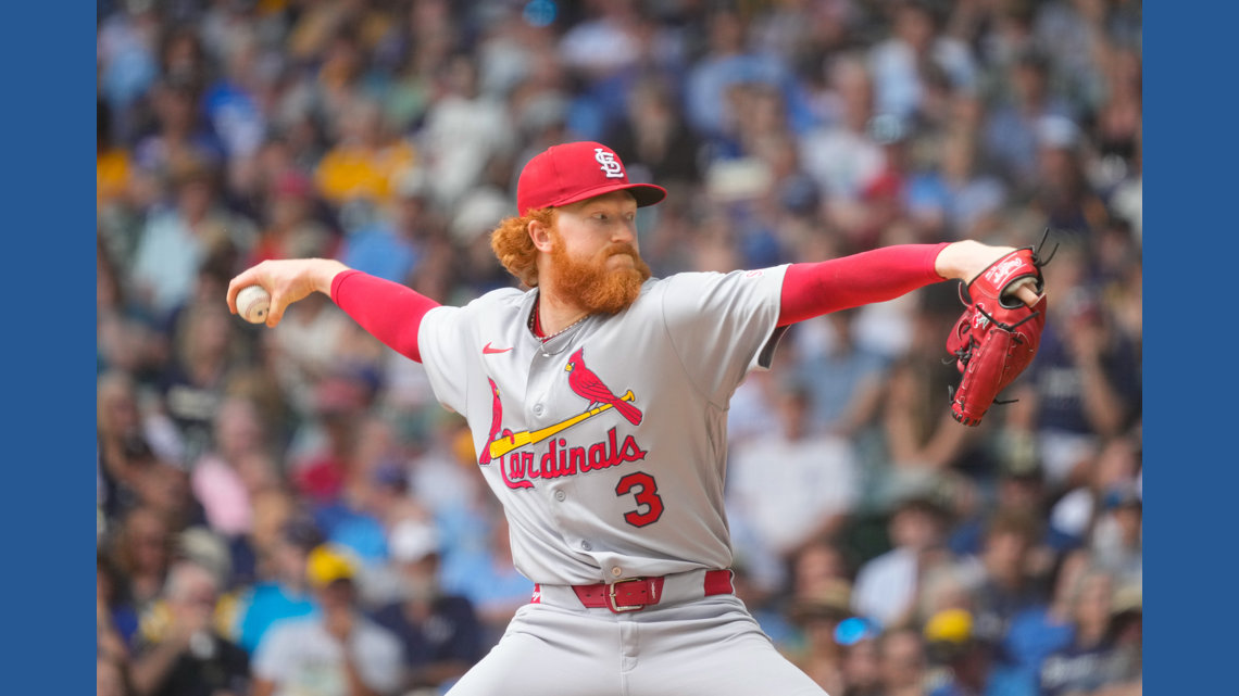 Cardinals RHP Dustin May has a no-hitter through six innings against the Brewers