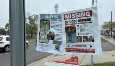 $25K reward offered as volunteers replaced posters of Esther, missing Toronto teen