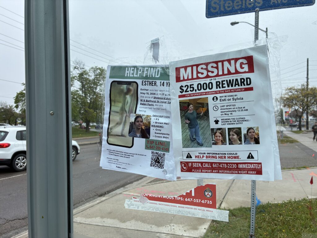 $25K reward offered as volunteers replaced posters of Esther, missing Toronto teen