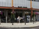 The new patio at the Blue Chair Cafe, 9624 76 Ave., in Edmonton Wednesday July 17, 2019.