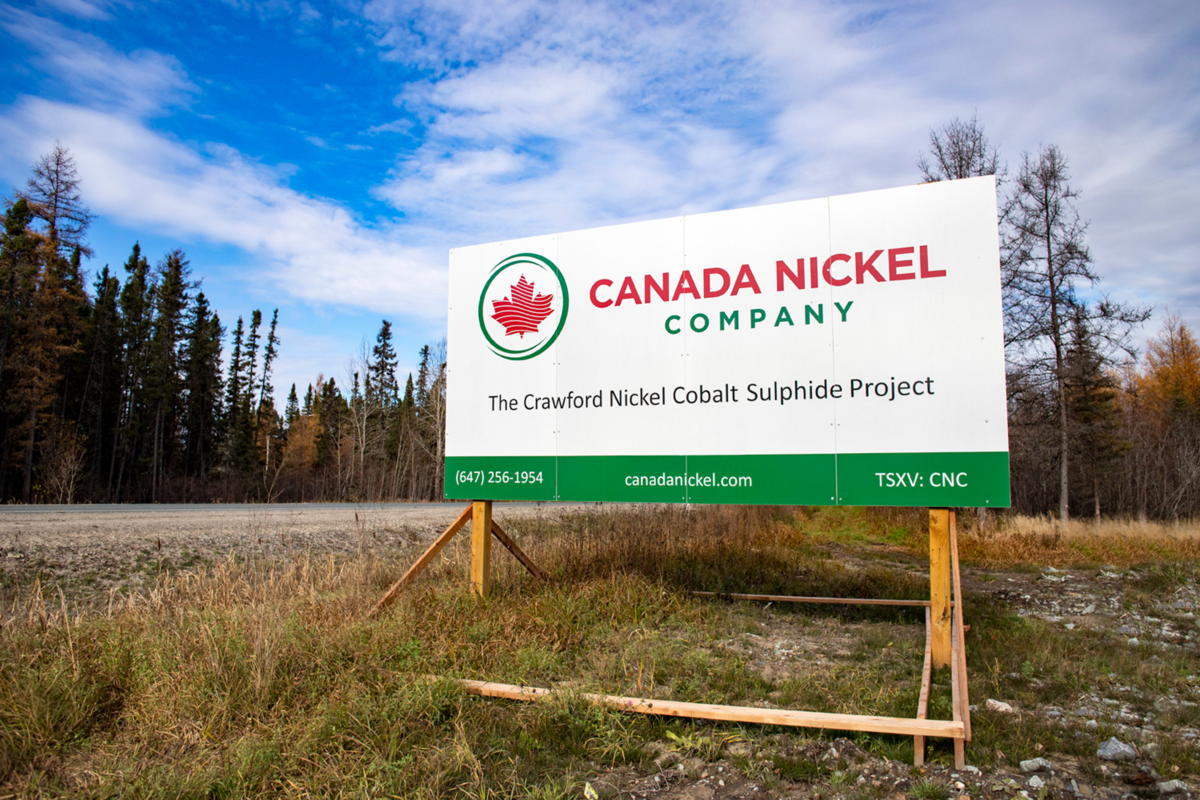 Canada Nickel says it's on track to pocket federal permit early this summer