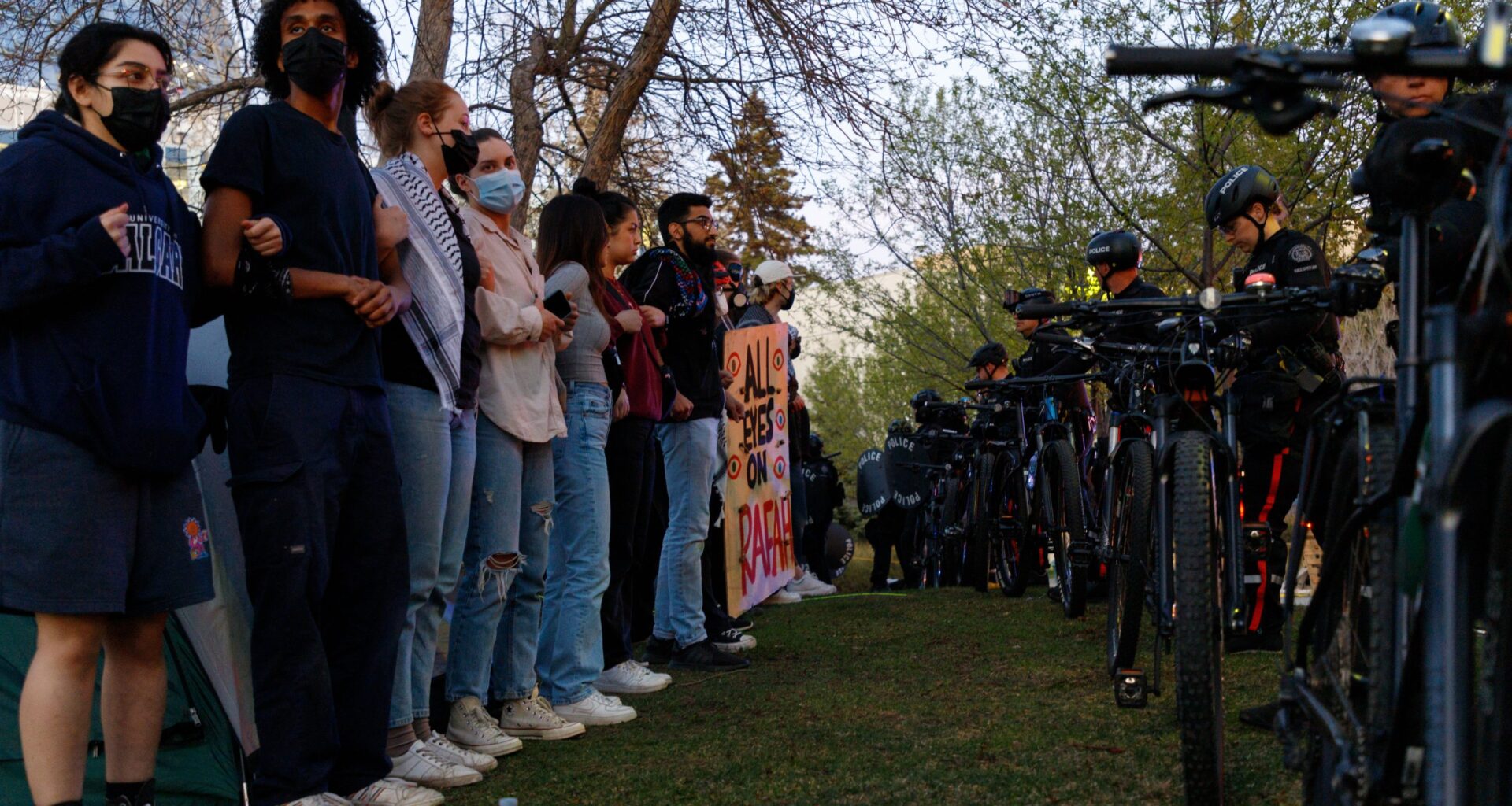 Demonstrators sue UCalgary, police over handling of 2024 encampment