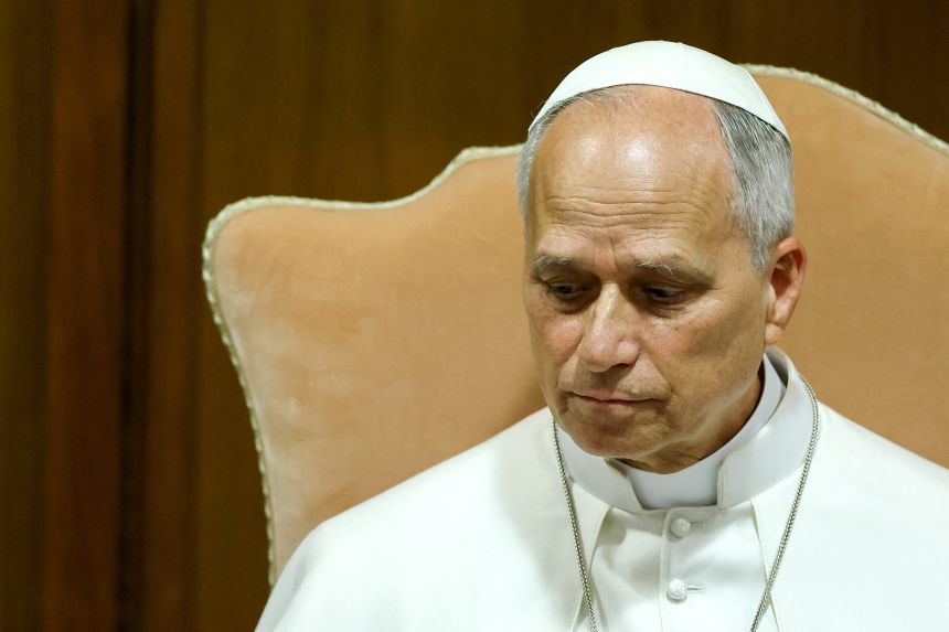 Pope Leo XIV attends the presentation of 