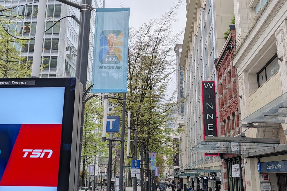 2026 fifa world cup banners granville street vancouver