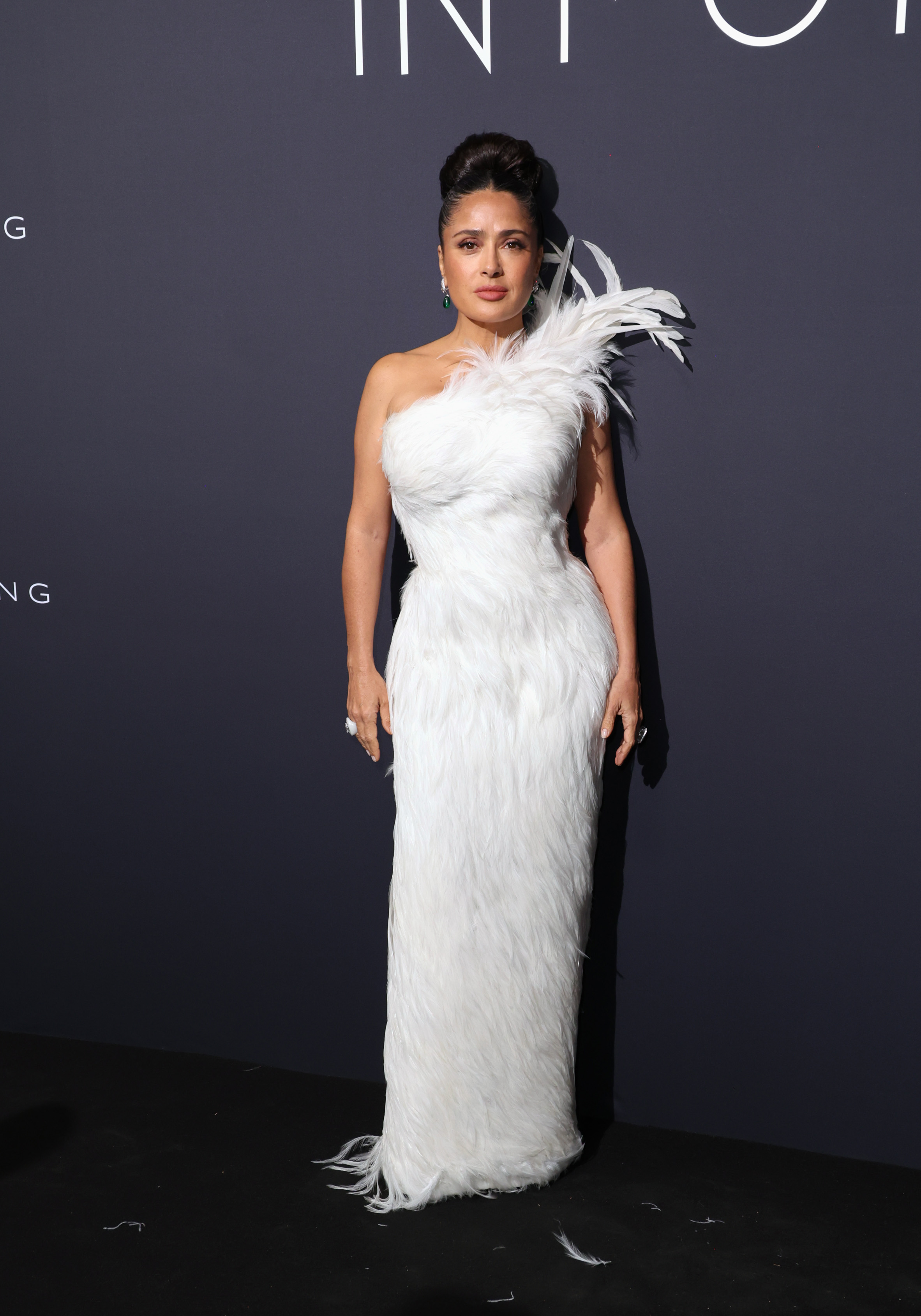 Salma Hayek wearing Gucci