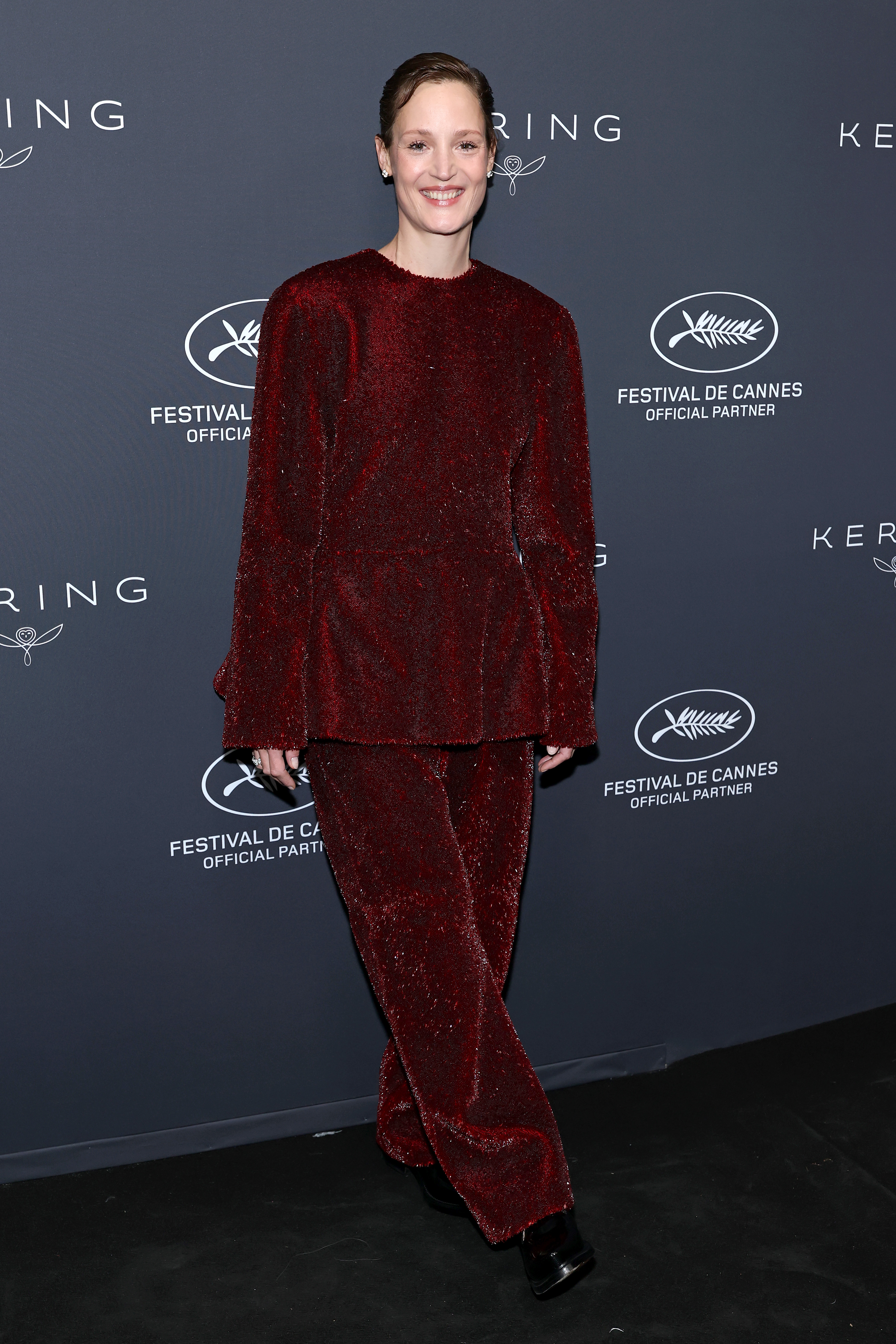 Vicky Krieps wearing Bottega Veneta