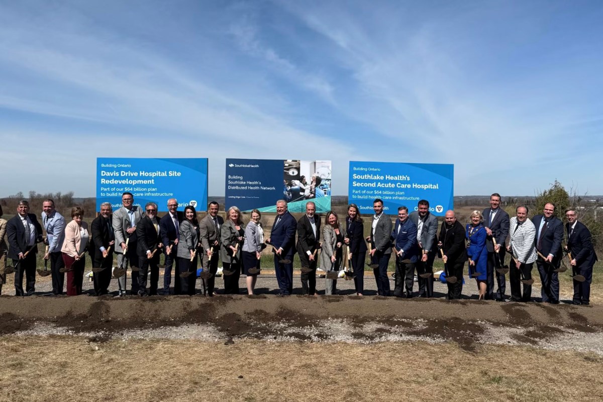 New hospital planned for East Gwillimbury as province invests $10M in Southlake expansion