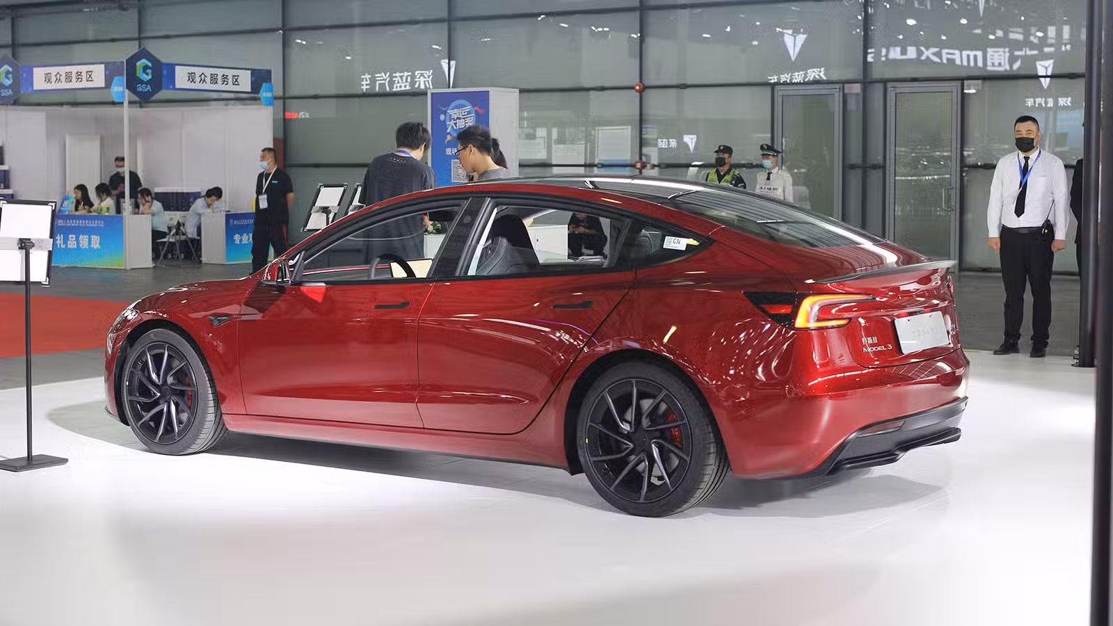 File photo shows a Tesla Model 3.