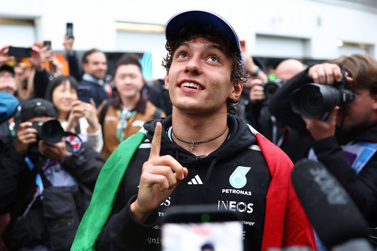 Kimi Antonelli not thinking about F1 title despite 43-point lead