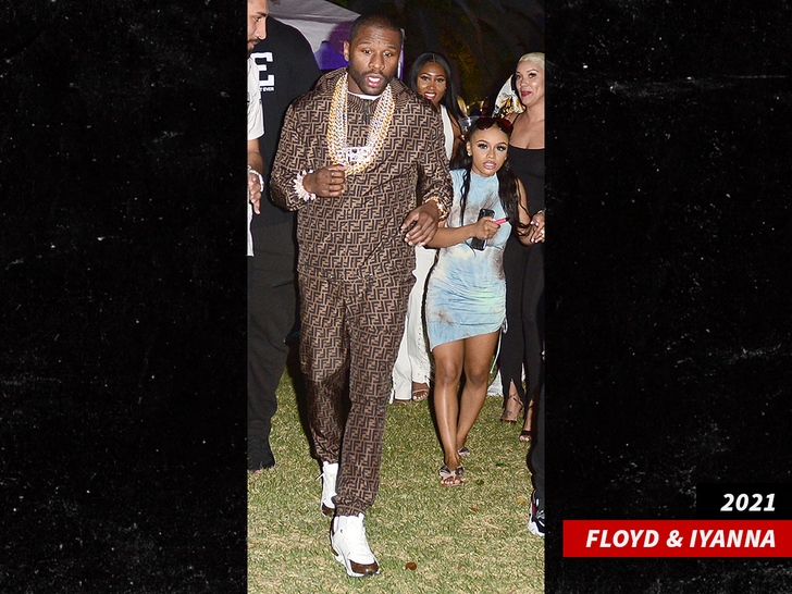 sub floyd mayweather iyanna yaya mayweather getty