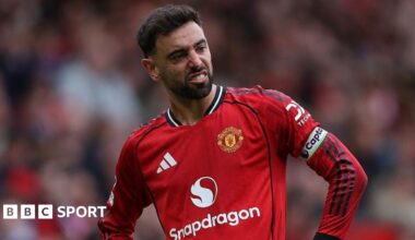 Manchester United skipper Bruno Fernandes