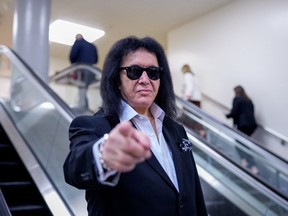 Gene Simmons, a founding member of the rock band KISS, is seen on Capitol Hill on Dec. 9, 2025 in Washington, DC.