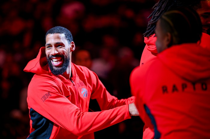 Garrett Temple smiles before the game.