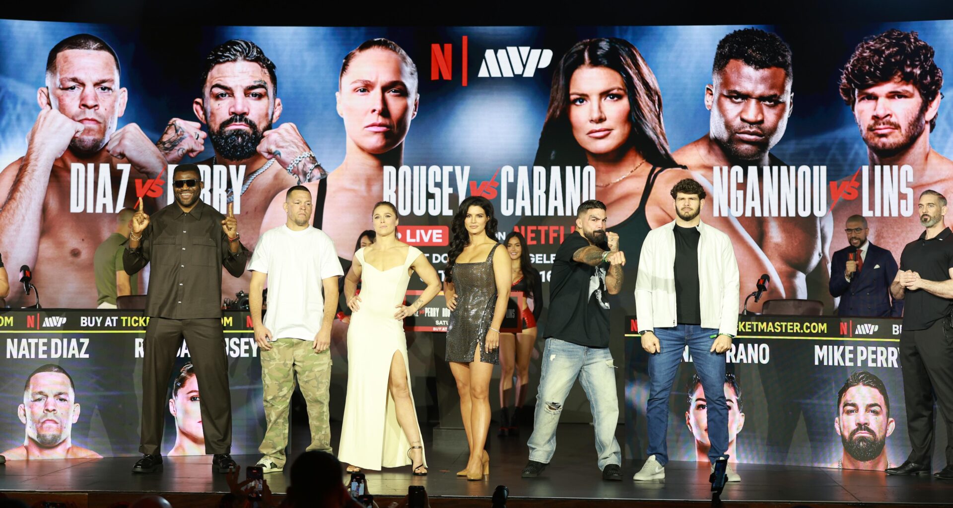 Netflix MMA: Ronda Rousey vs. Gina Carano Main Card Predictions