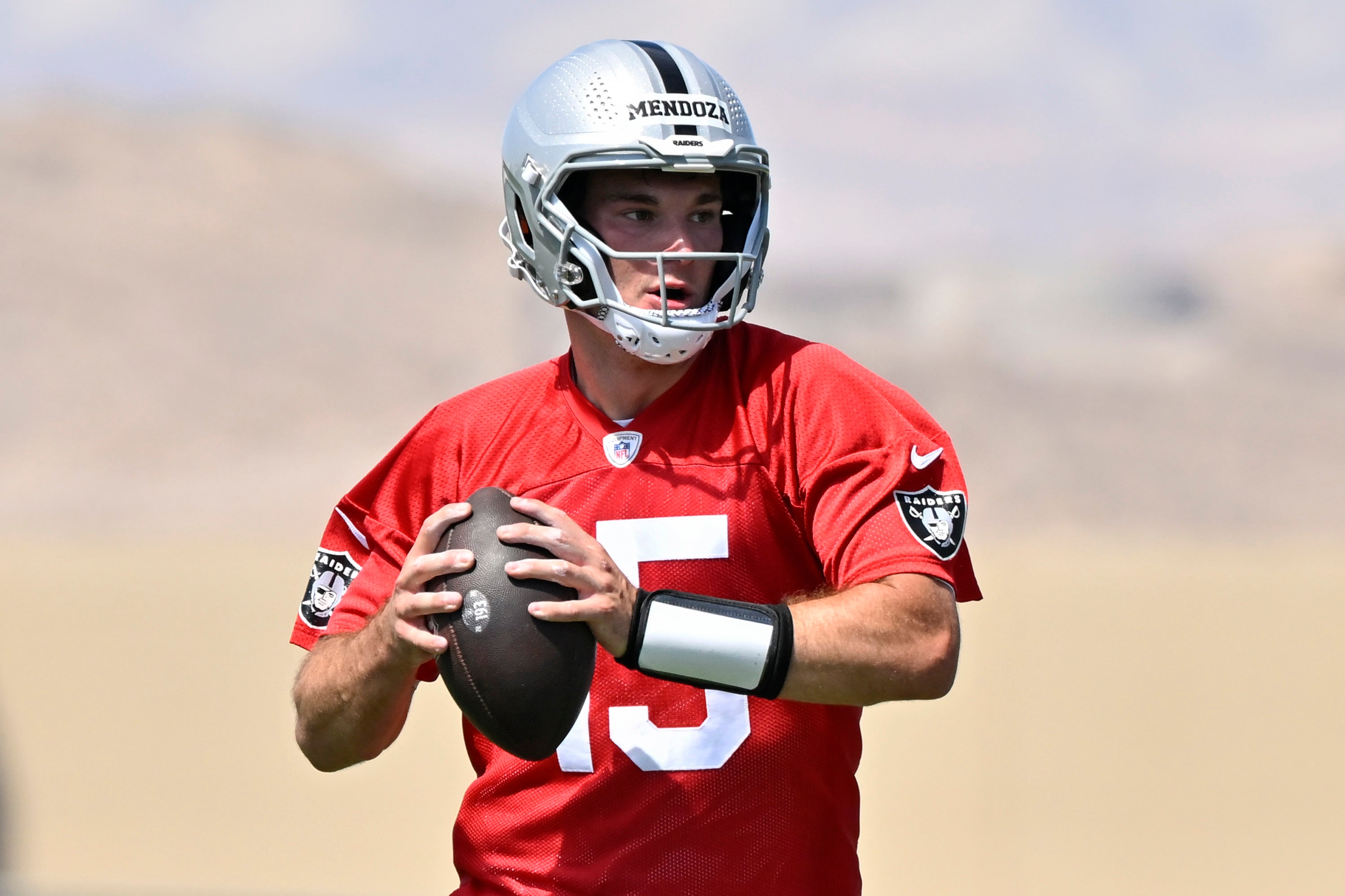 Mendoza said last week he would likely have to miss the White House event because of team obligations with the Las Vegas Raiders