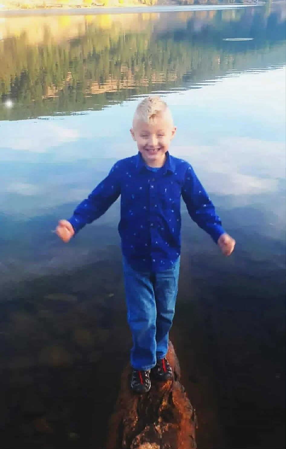 Kache Grist is shown in this handout photo provided by his mother Kendrah Wong.